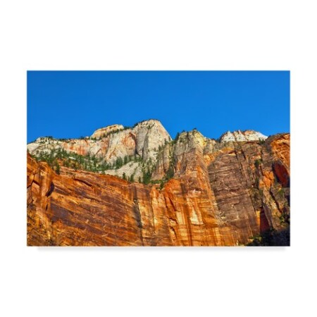 Trademark Fine Art Cateyes 'Zion 1' Canvas Art, 22x32 MZ00438-C2232GG